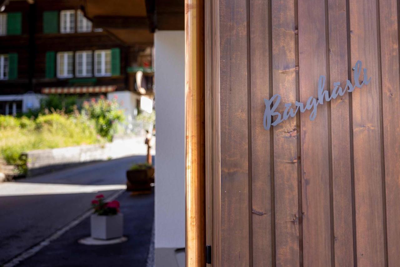 Ferienwohnung Baerghaesli Im Beo Als Basis Im Wintersportgebiet Gsteigwiler Exterior foto
